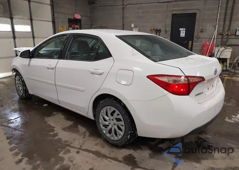 2017 Toyota Corolla Le from USA, damaged, VIN 2T1BURHE2HC781560